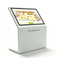 Kiosco Interactivo LCD de Autoservicio de 21.5 Pulgadas para Consultas de Información, Pantalla Publicitaria LCD para Museos, Centros Turísticos y Visitantes