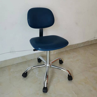 Chaise d'atelier pivotante réglable ESD de haute qualité Offre Spéciale, chaise de salle blanche antistatique en cuir PU