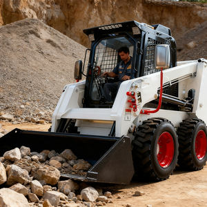 Penjualan langsung dari pabrik penggali selip Steer Loader dilengkapi dengan EPA/EU 5 mesin pemuat selip Mini produsen - Product Image 1