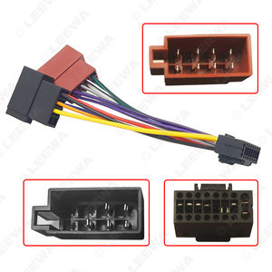 <span class=keywords><strong>Adaptateur</strong></span> de faisceau de câblage ISO 16 broches PI100 pour radio stéréo de voiture pour <span class=keywords><strong>Kenwood</strong></span> 2003-on Audio 2-Head Speaker Wire Connector Cable - Product Image 2