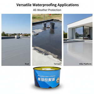 Revêtement imperméable en polyurée monocomposant pour murs extérieurs, toits, terrasses, utilisation en extérieur, revêtement imperméable pour toit - Product Image 4