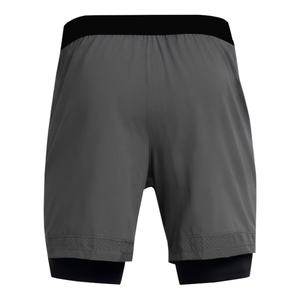 กางเกงขาสั้นกีฬาผู้ชายแบบยืด 2-in-1 สไตล์แฟชั่นสั่งทำ ขายส่ง กางเกงออกกำลังกายสำหรับผู้ชาย - Product Image 6