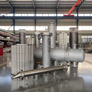 Intercambiador de Calor de Alta Eficiencia de Tipo Carcasa y Tubos, Condensador Refrigerado por <span class=keywords><strong>Agua</strong></span> de Acero Inoxidable para Refrigeración Industrial - Product Image 2