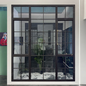 Vente en gros de baies vitrées de forme irrégulière pour patio Fenêtre à battant en aluminium à double vitrage pour balcon - Product Image 4