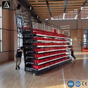 Système de sièges rétractables pour terrain de basket-ball, théâtre, événements, gradins de stade, cinéma, sièges pliants mobiles télescopiques - Product Image 4