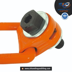 Point de levage robuste à anneau de levage rotatif et pivotant avec boulon à œillet pour quincaillerie de levage de grues, machines de manutention de moules et autres équipements. - Product Image 3