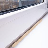Molduras Triangulares Decorativas de Madera de Pino Modernas para Marcos de Ventana, Tiras Decorativas para Modelismo, Fácil Instalación