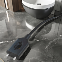 Détecteur de fuite d'eau, capteur intelligent de fuite d'eau 120 dB avec alertes via application Wi-Fi pour la détection de fuites d'eau domestiques