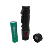 Lampe torche EDC USB 2000LM, étanche IP67, faisceau réglable 203M, batterie 18650 détachable 1200mAh, OEM ODM gratuit, de notre usine avec 44 ans d'expérience