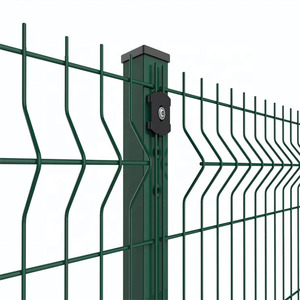 <span class=keywords><strong>3D</strong></span> Clear View Bend Fence Hogar Decorativo Negro Curvy Malla de alambre soldada Jardín Seguridad PVC Recubierto con marco de acero y hierro - Product Image 4