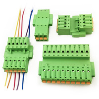 Direct usine et prix bas : Ensemble de connecteurs et fiches mâle-femelle à ressort à bride PA66 de 5,08 mm pour applications en ligne