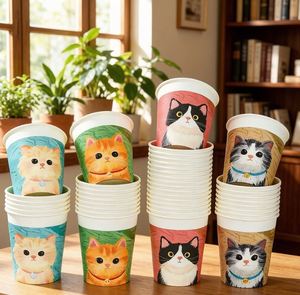 Vasos de Papel Desechables de Pared Simple Personalizados al por Mayor de Alta Calidad, Perfectamente Diseñados para sus Necesidades - Product Image 1