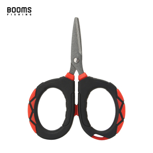 Tijeras de Pesca de Acero Inoxidable Booms, Cortador de Línea Trenzada Portátil con Revestimiento de PTFE, Corta Línea Monofilamento/Fluorocarbono, Modelo XW01 - Product Image 1