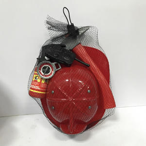 Costume de <span class=keywords><strong>pompier</strong></span> pour enfants <span class=keywords><strong>pas</strong></span> <span class=keywords><strong>cher</strong></span>, avec casque rouge, hache, extincteur, talkie-walkie et boussole - Product Image 6