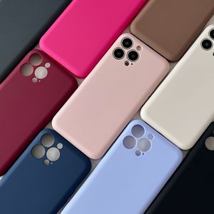 มีช่องเสียบการ์ดในตัวเคสโทรศัพท์มือถือสีทึบ TPU สำหรับ iPhone 17 16 15 Air 14 13 12 11 PRO MAX อุปกรณ์เสริมฝาครอบป้องกัน - Product Image 5