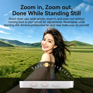 Moniteur d'écran pour selfie avec connexion sans fil et miroir de beauté compatible avec <span class=keywords><strong>iPhone</strong></span>, Android et pour <span class=keywords><strong>TikTok</strong></span> Reels, Shorts, Vlog - Product Image 5