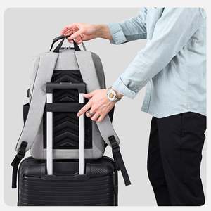 Mochila Antirrobo Simple para Negocios, Mochila Oxford de Viaje para Estudiantes Universitarios, Bolsa para Computadora con Puerto de Carga USB - Product Image 5