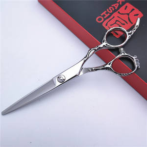 กรรไกรตัดผมอิโนะอุเอะ 440C สแตนเลสสตีล ใบมีดคม ด้ามยาว กรรไกรซอยผม กรรไกรตัดผมตรง อุปกรณ์ช่างตัดผมมืออาชีพ - Product Image 1