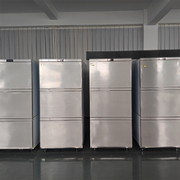 Armoire mortuaire multi-tiroirs de style européen et américain avec réfrigération pour une conservation hygiénique, design durable et écologique