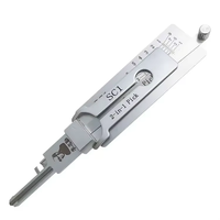 Herramientas Lishi Hu92 Mit11 Nsn14 Toy43 Hu46 Ym28 Hy15 Hu64 Hu66 Cy24 2 en 1, Herramientas de Cerrajería para Abrir y Decodificar Cerraduras de Automóviles