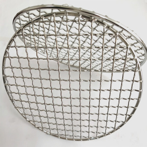 Rejilla de Acero Inoxidable de 20CM para Asar a la Parrilla, Accesorios para Barbacoa, para Acampar al Aire Libre - Product Image 3