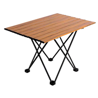 YEZHULIN Ultra Léger Portable Table Pliante pour Pique-Nique Camping Personnalisable Logo En Métal Mobilier D'extérieur Sac À Main En Plein Air