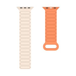 Cinturino Magnetico in Silicone per S10/iWatch Compatibile con Serie 9/<span class=keywords><strong>S8</strong></span>/S7/<span class=keywords><strong>Ultra</strong></span>, Stile Femminile, Larghezza 20mm/22mm, Chiusura Magnetica - Product Image 3
