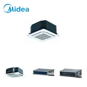 Refroidisseur d'eau de marque Midea fcu 300 CFM 2.5kw 4 tuyaux Cassette compacte à quatre voies ventilo-convecteurs intérieurs pour chaînes d'épicerie