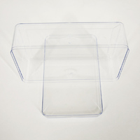 Vente chaude Petit Clair PS En Plastique Cookie Biscuit Dessert Mousse Gâteau Cadeau Boîte D'emballage Transparente Avec Couvercle