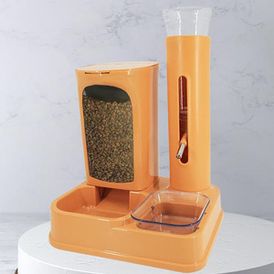 Distributeur automatique de nourriture et d'eau pour animaux de compagnie, multifonctionnel, avec stockage de nourriture et d'eau pour chats - Product Image 1