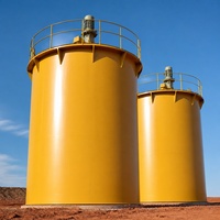 Cuve de Lixiviation Robuste pour Pulpe de Minerai, Cuve de Lixiviation Durable à Carbone en Place pour Pulpe de Minerai à Haute Efficacité