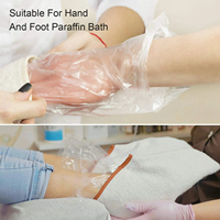 Paraffin Bad Wachs Therapie Taschen Klar Kunststoff Einweg Paraffin Wachs Taschen Hände und Füße Paraffin Liner