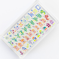 Jeu de Mahjong américain en acrylique double couche motif écaille de tortue, 160 tuiles colorées Pagode Bambou Fleur de prunier Panda Joker