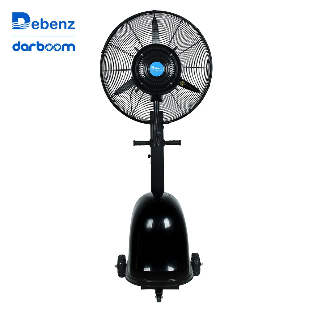 Ventilador de niebla de enfriamiento de niebla de agua de 26 "con soporte industrial pray