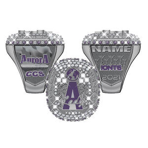 Anillos de campeonato de fútbol hechos en fábrica, anillos deportivos personalizados para hombres, venta al por mayor para anillos de campeonato estatal - Product Image 2