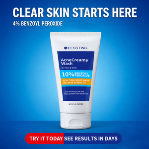 Espuma Limpiadora Facial Purificante con 10% de Peróxido de Benzoilo para Control de Grasa y Reparación Diaria de la Piel, con Logotipo Personalizado - Product Image 3