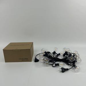 HIGH HOME Outdoor Christmas G40 7.5M IP65 Solar Powered Warm CRI80 Rechargeable LED <b>String</b> Light for <b>Garden</b> Wedding - Product Image 6