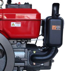 Moteur diesel monocylindre Aokai 28 CV 4 temps refroidi par eau à démarrage électrique, longue durée de vie, avec pompe, garantie 1 an - Vente directe usine - Product Image 2