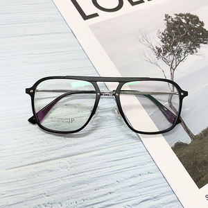 <span class=keywords><strong>Monturas</strong></span> <span class=keywords><strong>de</strong></span> <span class=keywords><strong>Gafas</strong></span> Personalizables con Recubrimiento IP <span class=keywords><strong>de</strong></span> Doble Haz, Semi-Titanio, Anti-Luz Azul - Product Image 3