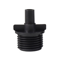 Buse de micro-pulvérisation filetée à extrémité plate 6mm 6.5mm 7.5mm, accessoire d'irrigation goutte à goutte pour serre et verger