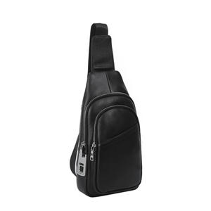 Bolso Bandolera Inteligente Impermeable de Cuero Genuino, Estilo Ejecutivo, Antirrobo, para Viajes, con Huella Dactilar - Product Image 6