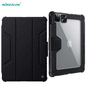 สําหรับApple <span class=keywords><strong>iPad</strong></span> Air 11 2024 11.0" <span class=keywords><strong>Nillkin</strong></span>เกราะกันชนสไลด์กล้องแม่เหล็กพร้อมที่ใส่ดินสอพลิกสมาร์ทหนัง - Product Image 1