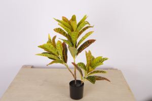 55 CENTIMETRI Piccolo Piante Artificiali Falsi Piante in Vaso di fiori di Colore Caldo Albero Per La Decorazione Domestica - Product Image 2