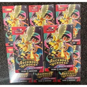 Versione Inglese Autentica <span class=keywords><strong>di</strong></span> Alta Qualità: Gioco da Tavolo Anime Pokémon TCG Mega Ascended Heroes Booster Bundle - Product Image 1