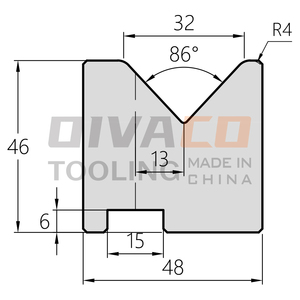 Utensili a V standard 42CrMo ad alta durezza, pronti all'uso per <span class=keywords><strong>piegatrici</strong></span> CNC - Product Image 5