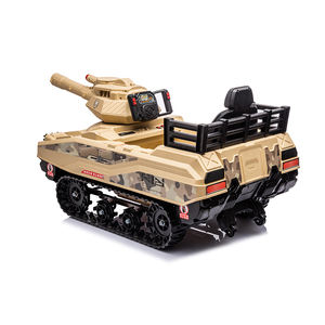 Оптовая продажа, новая модель, Детский Танк с питанием от батареи 12 В, с дистанционным управлением, Электрический танк, игрушечный бронированный автомобиль для детей, катание на машине - Product Image 4
