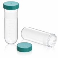 Tube de centrifugation à fond rond de 80 ml avec bouchon à vis, gradué, sans DNase ni RNase, en PP, pour centrifugation à gradient de densité