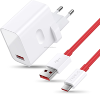 Pengisi daya untuk OnePlus 8 Pro 30W asli pengisi daya Warp 30W adaptor daya pengisi daya dasbor untuk Oneplus Nord One Plus 7t Pro 7 8 6