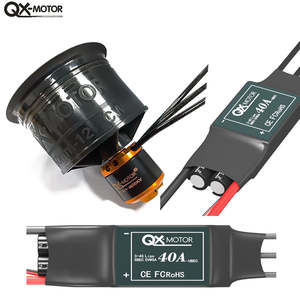 Moteur Qx-Motor 50 mm <span class=keywords><strong>EDF</strong></span> à 12 pales, ventilateur cannelé QF2611, moteur brushless avec 3300KV/4000KV/4600KV et ESC 40A pour avions RC - Product Image 3