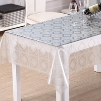 Nappe de table personnalisable en PVC RNPT, série nacrée moderne de luxe, tissée à motifs floraux, résistante à la chaleur, imperméable, anti-taches, certifiée SGS